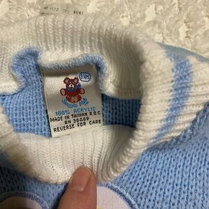 Vintage Newborn Baby Boy Clothes lot of 4 items